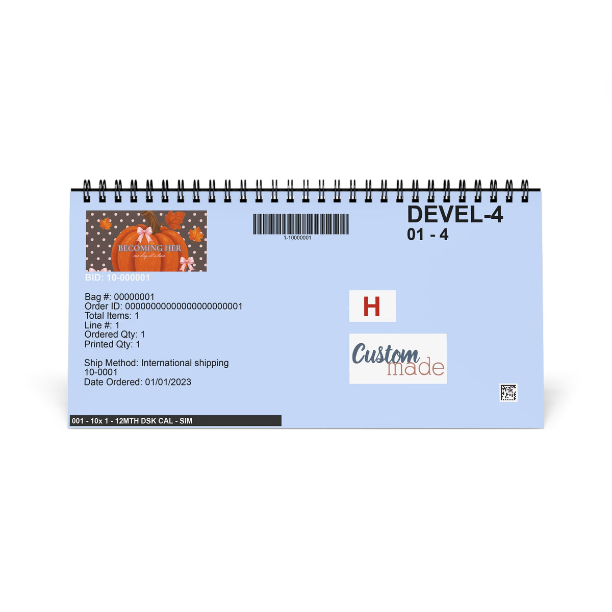Becoming Her Fall Desktop Calendar