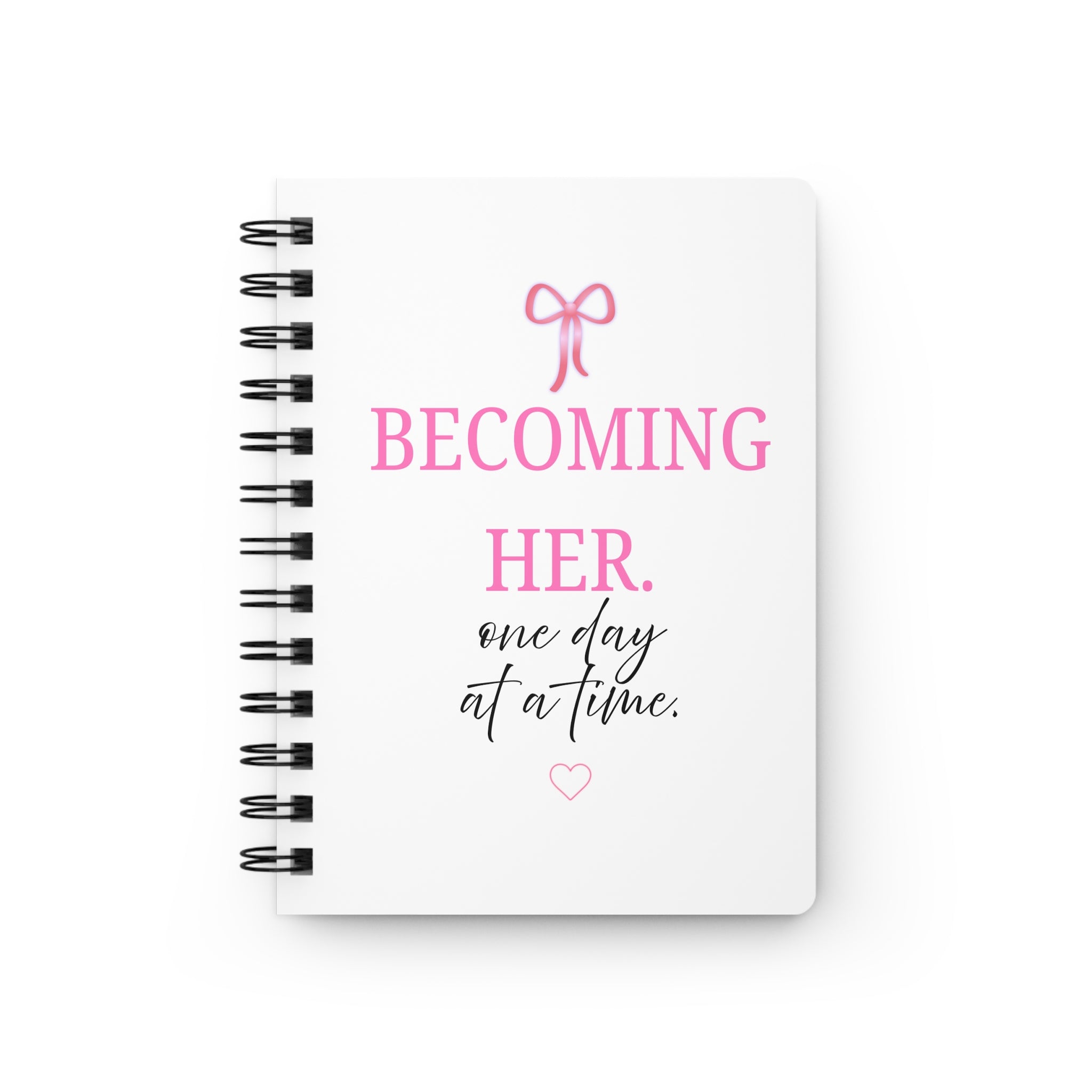 Becoming Her Inspirational Spiral Notebook