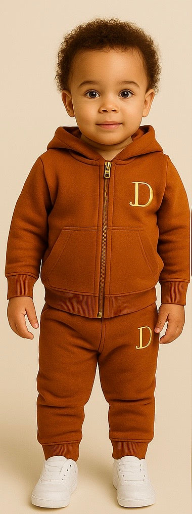 INFANT LUXE LOUNGE SET - BURNT ORANGE (PRE-ORDER)