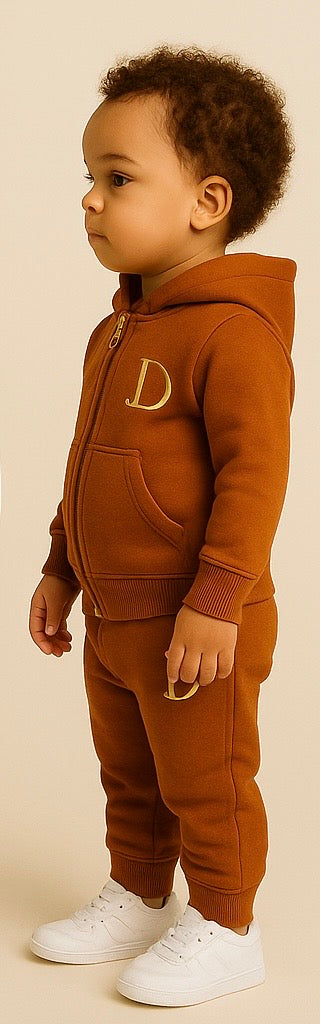 INFANT LUXE LOUNGE SET - BURNT ORANGE (PRE-ORDER)