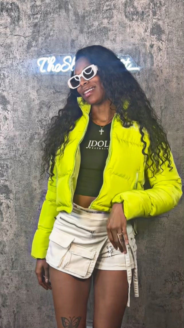 Cropped Puffer Jacket